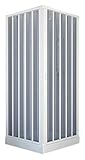 Forte BK100001 Duschkabine, weiß, 80 x 80 x 185 h