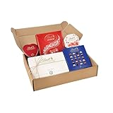 Lindt Schokolade Pralinen Geschenke Set | 477g | 5 Schachteln Lindt Pralinés in den Varianten Hochfein, Mini Pralinés, LINDOR Präsent, Kleiner Dank, Von Herzen | Pralinengeschenk | Schokoladengeschenk