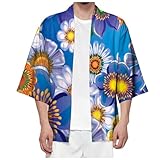 Herren Happi Kimono Haori Jacke Übergangsjacke Mäntel Unisex Lose Bluse Sommer Tops Kimono Cardigan Bademantel Morgenmantel Robe Drucken Harajuku Robe Unisex Lose Bluse Sommer Robe