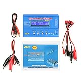 80W Digitales LCD RC Balance Ladegerät Entlader für Lipo, Li-ion, Fe, mit Eingangsspannungsüberwachung, Metallgehäuse Wärmeableitung, RC Balance Charger (Neues iMAX B6#01)