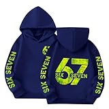67 Meme Hoodie Kinder Six Seven Hoody Mädchen Six Seven Hoodie Basketball Teenager Jogginganzug Sixseven Sweatshirt Kinder Sweatshirt Teenager Langarmshirt Boys and Girl Pullover Sport