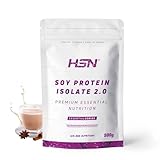 Isoliertes Sojaprotein von HSN | Chai-Tee mit Milch, 500 g = 17 Dosen pro Packung | 100 % vegan | Soy Protein Isolate | kein GMO, glutenfrei