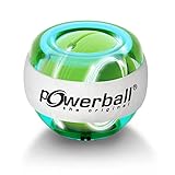 Powerball Lightning Green, gyroskopischer Handtrainer mit grünem Lichteffekt, transparent-grün, das Original von Kernpower