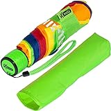 iX-brella Mini Kinderschirm Safety Reflex extra leicht - Regenbogen