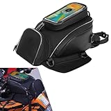 ZKSJFU Tankrucksack Motorrad für Tracer 9gt Tracer9 Tracer 9 Gt, Motorrad Tanktasche wasserdichte - Mit Kartenfenster Und Regenschutz Motorradtasche Motorrad Zubehör