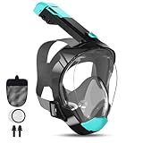 RDDAIPE Schnorchelmaske Erwachsene S/M, Tauchmaske Vollgesichtsmaske, Tauchmasken CO2 Sicher, Antibeschlag, Tauchermaske Vollmaske, Schnorchel Maske, Tauchausrüstung, Schnorchelset Alternative