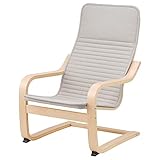 Ikea POÄNG Kindersessel, Birkenfurnier/Knisa hellbeige