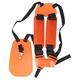 W-förmiger Doppel-Schultergurt for Freischneider, Trimmer, Gartenschere – komfortabler, kraftsparender, gepolsterter Gurt RasenmäHer Gartenarbeit ZubehöR