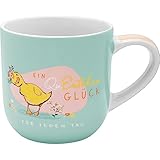 H:)PPY life Tasse groß mit Motiv Ente | Jumbo-Tasse, Steinzeug, Tasse mit Spruch, 50 cl | Geschenk, Glücksbringer | 48476