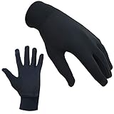 ATTONO Winter Jogging Running Walking Langlauf Auto Touchscreen Unterzieh Handschuhe (XL/XXL)