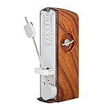 NISHZHU Elektronisches Retro-Metronom für Universal-Klavier, Gitarre, Violine, Musikinstrument, Holzfarbe