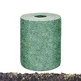 Grasanzuchtmatte – Umweltfreundliche Anzuchtunterlage, Mulchmattenrolle | Abbaubare 3 x 2 m große Erosionsschutzmatte für Gewächshausrasen, Garten, Beet, Hangbepflanzung und Bodenschutz