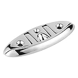 Boot Klampe, 5in Seilklemme 316 Edelstahl Anlegeklampen Marine Faltklampen Klappklampen Dock Deck Hardware Flip Einbauklampen Festmacherleinen mit Befestigungselementen