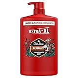 Old Spice Bearglove 3-in-1 Duschgel für Haar, Gesicht und Körper 1000 ml Pumpspender, Langanhaltende Frische, Duft in Parfumqualität, Tiefenreinigung