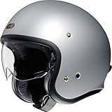 Shoei J.O Silber matt Light Silver Open Face Helm Jethelm Motorradhelm, XXL