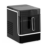 Klarstein Eiswürfelmaschine - 23 kg/24 h, 32 Eiswürfel/Zyklus, Automatische Reinigung, 2 kg Wassertank, Edelstahl, Intuitive Steuerung, Ideal Für Partys & Heiße Tage, Schwarz