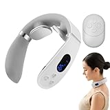 Nackenmassagegerät Mit Wärme,Pulsierende Wärme Nackenmuskel Massagegerät | Tragbares Körper Muskelmassage Entspannungsgerät Für Papa Mama Ihn Sie