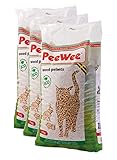 42 L / 27 KG PeeWee Holzstreu Katzenstreu Einstreu Bio Öko Streu Pellets (3x9kg)