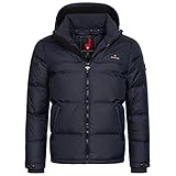 Höhenhorn Bristen Herren Daunen Winter Jacke Dunkelblau Gr. XL