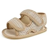 MASOCIO Baby Sandalen Junge Mädchen Baby Sommer Schuhe Babyschuhe Jungen Sommerschuhe 9 Größe 19 Sandals 6-12 Monate Beige
