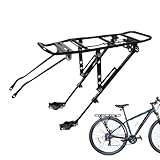Fahrrad-Gepäckträger | Fahrradgepäckträger für Touren – Schnellentriegelung, Fahrradträger aus Aluminiumlegierung, hält bis zu 50 kg