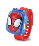Vtech Spidey und Seine Super-Freunde - Lernuhr – Kinderuhr mit digitaler Anzeige, Timer, Stoppuhr, Wecker und lustigen Spielen – Für Kinder von 3-6 Jahren