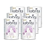 KABRITA | Ziegenmilch Folgemilch mit HMO 6-12 Monate | Hochwertige Babynahrung - Baby Milch, nahrhaft* und sanft zum Babybauch | Inhalt: 800g Babynahrung-Milchpulver - 6er Pack