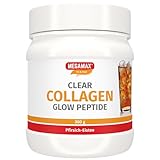 MEGAMAX Clear Glow Kollagen, Pfirsich-Eistee Geschmack