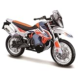 Bburago KTM 790 Adventure R Rally Motorrad - Maßstab 1:18 - Unglaublich detaillierte Die-Cast Replik Sammlerstück Motorrad Modell, Weiß