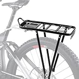 AllRight Universal Gepäckträger Fahrrad Einstellbare Gepäckträger Mountainbike Aluminiumlegierung Fahrradgepäckträger für 24-28 Zoll MTB/Rennrad