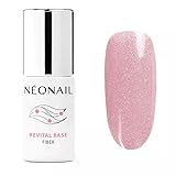 NÉONAIL UV Nagellack - Base Coat Gel UV - Revital Base Fiber - Blinking Cover Pink - Unterlack Für Nägel - Lack Gel - Modeling Base - 7,2 ml