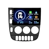 MISONDA [2G+32G] Autoradio Android 14 Für Mercedes Benz M-Klasse W163 ML 350 1998-2002-Carplay Android Auto GPS Navi WIFI Kamera 9 Zoll IPS Bildschirm mit Fast Boot Bluetooth RDS FM AM USB Mirror Link
