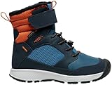 KEEN Skua Winter Wasserdicht Schneestiefel, Sky Captain Gold Flame, 38 EU