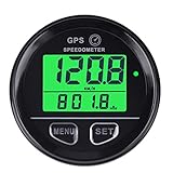 Gps Tacho Motorrad Speed Meter Geschwindigkeitsmesser Wasserdichte Digitale GPS Hintergrundbeleuchtung Geschwindigkeitsmesser Für ATV UTV Motorrad Automobil kraftfahrzeug 60mm