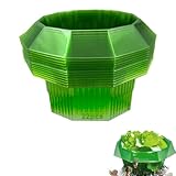 Anyingkai 22 Stück Schneckenkragen,Schneckenschutz aus Plastik, Schneckenschutzringe, Schneckenabwehr Schutzring, Schneckenschutzkragen, Schneckenring, Schneckenkragen für Ihre Salatpflanzen und Kohl