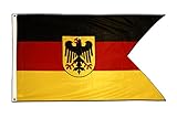 Flaggenfritze Fahne/Flagge Deutschland Dienstflagge der Seestreitkräfte Deutsche Marine + gratis Sticker