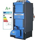 Atmos Kombikessel DC25GSP Set Pelletbrenner A25 Holzvergaser Pelletkessel Heizung (ohne Förderschnecke)