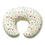 aphrfamma Stillkissen, ergonomisches Stützkissen für einfacheres Stillen und Flaschenfütterung, Baby-Fütterungskissen mit maschinenwaschbarem Baumwollbezug, Stillzubehör für Mama