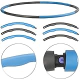 PEARL Sports Hola Hoop: Hula-Hoop-Reifen, Schaumstoff-Mantel, Massage-Noppen, 1,2 kg, Ø 100 cm (Hulla Reifen, Hula HOPP, Fitnessreifen beschwert)