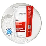 VICHY Vital+ Anti-Haarverlust Shampoo, Sanfte Pflege, Für brüchiges Haar, Mehr Fülle und Widerstandskraft, Beruhigt die Kopfhaut, Dercos, Nachfüllpack, 500ml