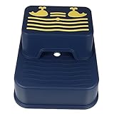 Milisten Stufiger Tritthocker für rutschfest für Badezimmer und Waschbecken Sicherer Kunststoff Vielseitig Einsetzbar für Kleinkinder Selbstständigkeit