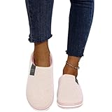 Weihnachten, Hausschuhe Damen Winter Plüsch Pantoffeln Herren Warm Filzpantoffeln Frauen Bequeme Filz Slippers Weiche Hausschlappen Damenhausschuhe Unisex