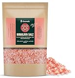 Gourmetia Himalaya Salz grob 900g, Rosa Kristallsalz aus Punjab Pakistan, Steinsalz