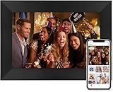 Digitaler Bilderrahmen Dreamtimes 8 Zoll, WLAN Digitaler Bilderrahmen mit IPS HD Touchscreen, 2022 Upgraded Version, einfaches Setup, um Fotos oder Videos über die App AiMOR von überall aus zu teilen