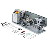 CREWORKS Metalldrehmaschine 550W Drehmaschine 7 x 14 Zoll Tischdrehmaschine 180 x 350MM Drehbank Metall 2250 RPM Mini-Metalldrehmaschine für Metallbearbeitung Metal Lathe (7 x 14 Zoll)