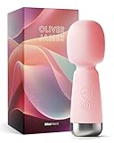 Oliver James Vibrator for Women - Mini Vibrator Wand Adult Sex Toys and Adult Toys | 5 Patterns and 5 Speeds Women Sex Toys | Sex Toy and Gifts - Pastel Pink