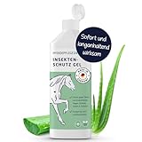 PFERDEPFLEGE24 Insektenschutz Pferd 500ml Gel - Besonders für Kopfpartie & überall wo das Spray Nicht optimal eingesetzt Werden kann - Sofortiger Schutz & langanhaltende Wirkung