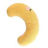 GANAZONO Haustier Kissen Cute Pillow Lovely Pillow petbett Katzen-Nackenkissen katzenbett Katze Katzenanzug U-förmiges Katzenkissen Schlafkissen für Haustiere Perlenbaumwolle Yellow
