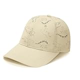 Voqeen Kinder Baseball Cap Baby Sonnenhut UV Schutz Kinder Kappe Sommermütze Basecap Jungen Schirmmütze Cappy Mädchen Anti-UV Mütze Dino Cap Outdoor 6 Monate - 8 Jahre