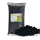 Premium BodenAKTIV-KONZENTRAT, Kraftvoller Bodenaktivator für einen gesunden und fruchtbaren Boden 20 Liter, mit 50% wertvoller Pflanzenkohle, Biokohle, Typ: Terra Preta Schwarzerde
